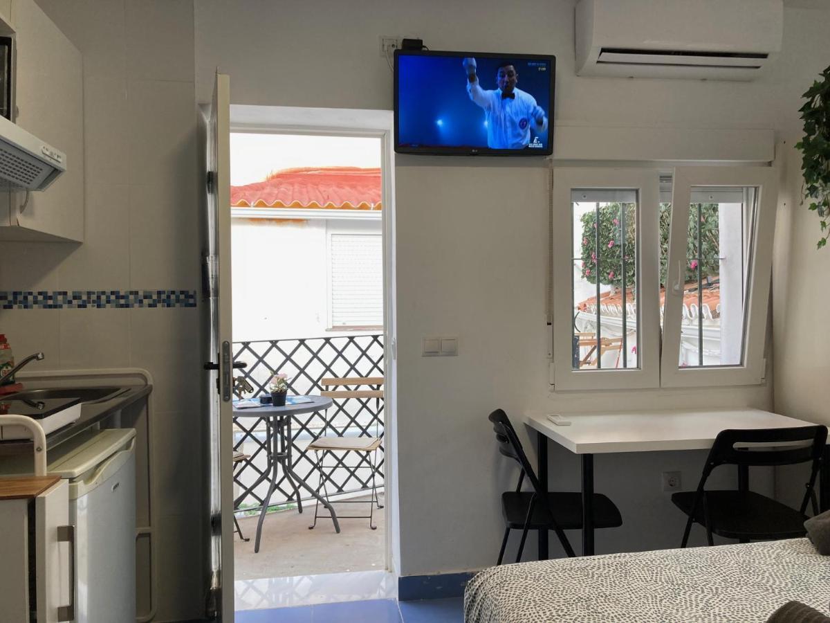 Malaguena Salerosa "Apartamento - Estudio Con Terraza" En Casa Tipica De 1 A 4 Dormitorios Malaga Ngoại thất bức ảnh